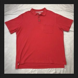 Duluth Trading Mens Red Polo Shirt Heavy Duty XL